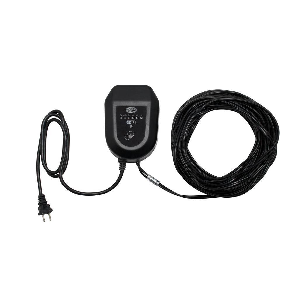 Hampton Bay Low Voltage Black Outdoor Integrated Led Landscape