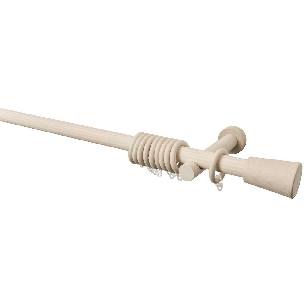 Ltl Home Products 63 In Intensions Single Curtain Rod Kit In