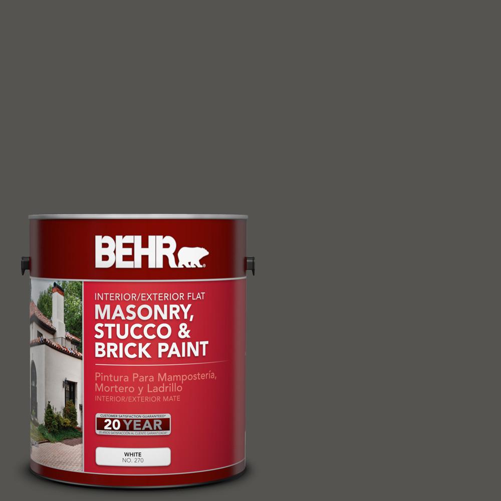 BEHR 5 gal. Gray Granite Grip Interior/Exterior Concrete Paint-65005 ...
