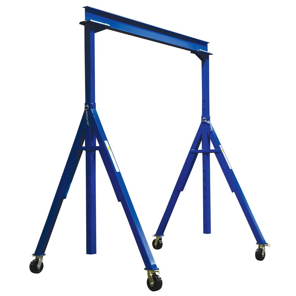 Vestil 6,000 Lb. 10 Ft. X 16 Ft. Adjustable Height Steel Gantry Crane ...