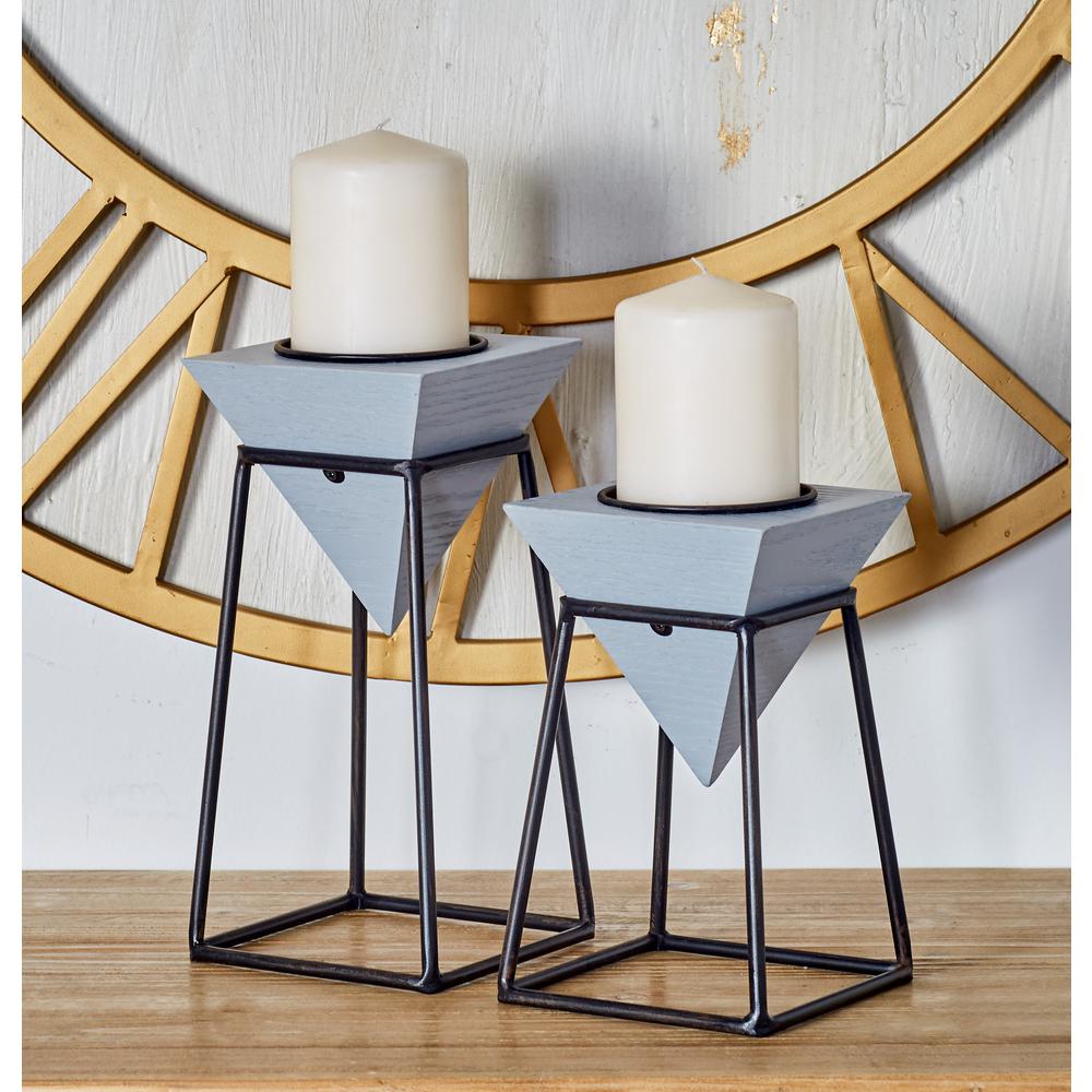 Mid Century Modern Litton Lane Candle Holders Fragrance