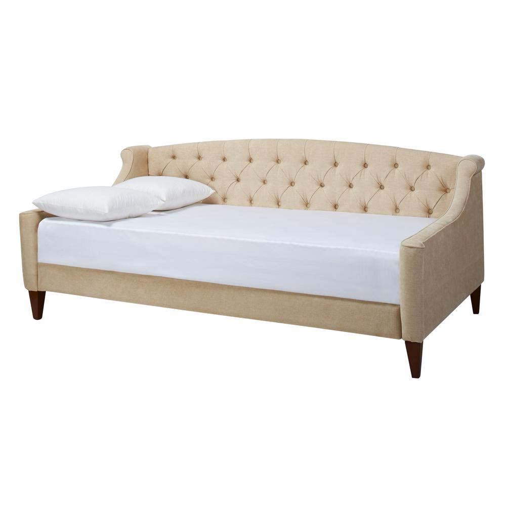 Jennifer Taylor Lucy Beige Sofa Bed 65000 584 The Home Depot Jennifer Taylor Lucy Beige Sofa Bed