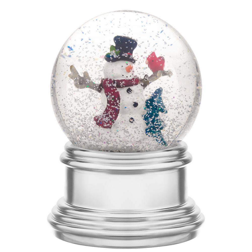 Haute Decor 6.7 in. Christmas Snowburst Animated Snowman Snow ...