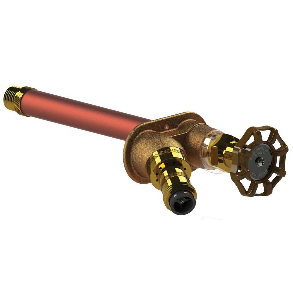 Woodford 1 2 In Pex X 8 In L Freezeless Draining Sillcock With
