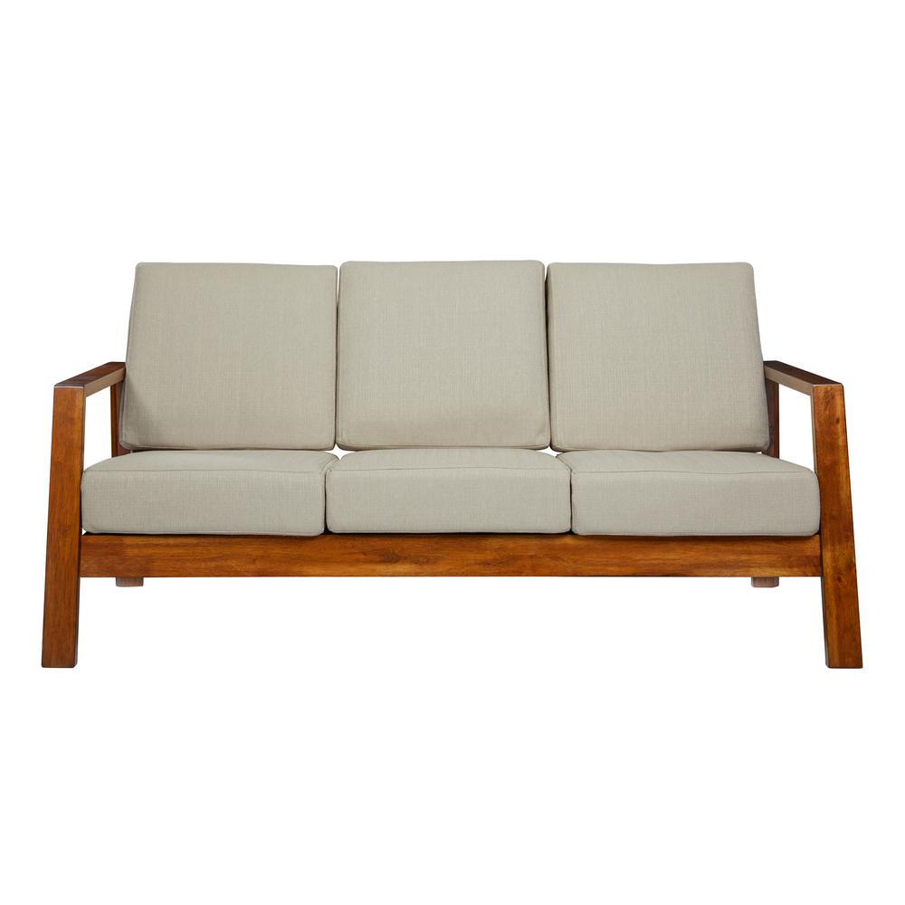 Handy Living Columbus Mid Century Modern Sofa With Exposed Handy Living Columbus Mid Century Modern Sofa With Exposed