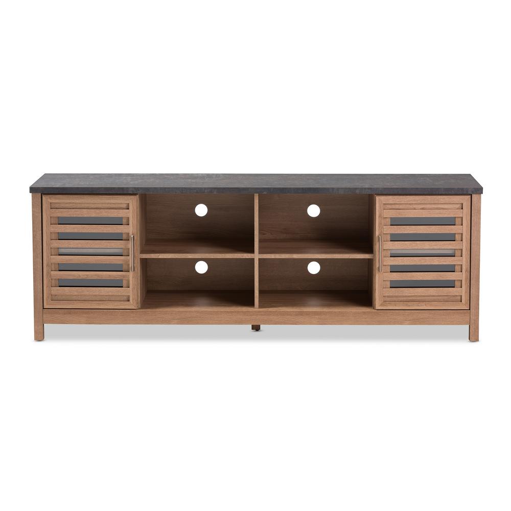 Baxton Studio Pacific Light Brown Tv Stand 28862 8018 Hd