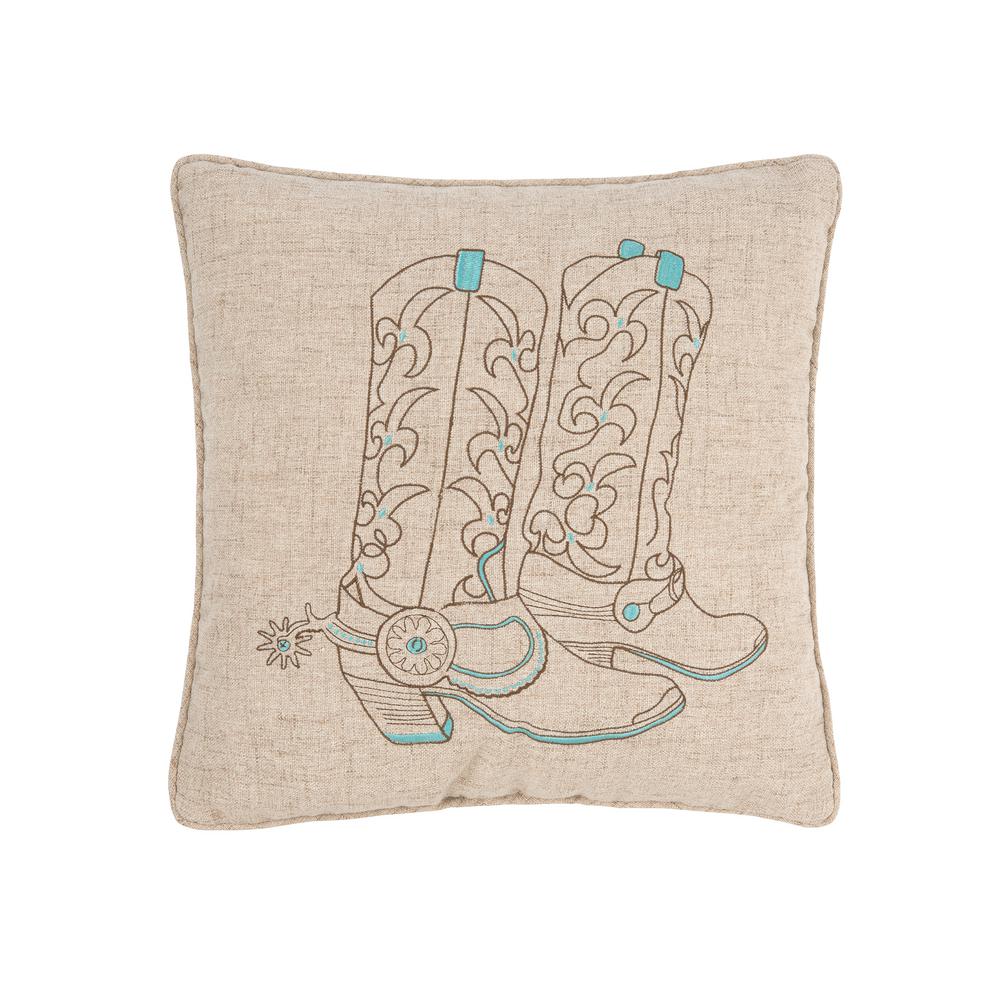 C F Home Cowboy Boots Standard Pillow 84298135 The Home Depot