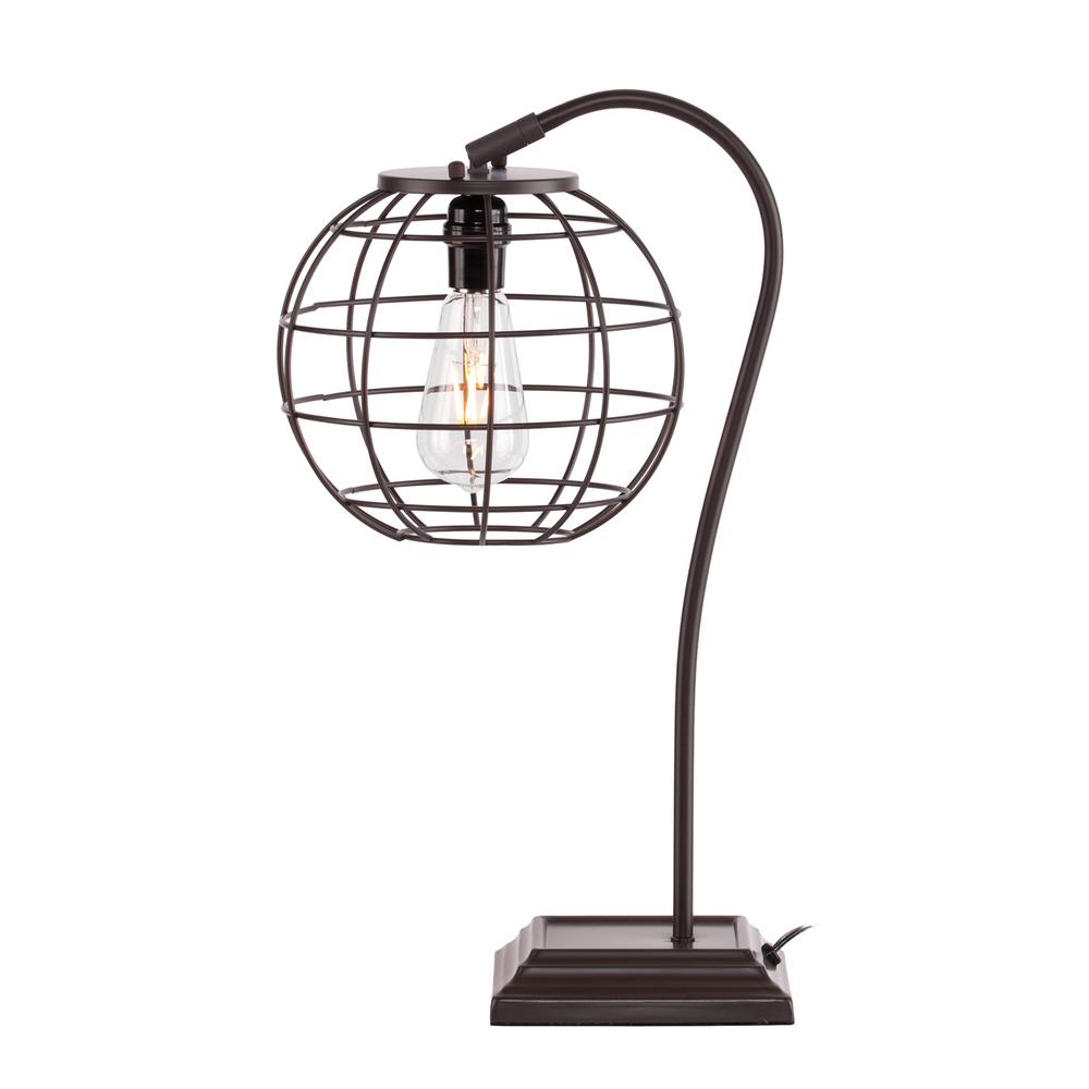 Prescott 23 In Chocolate Colored Table Lamp Hd88579 The Home Depot Chocolate Colored Table Lamp