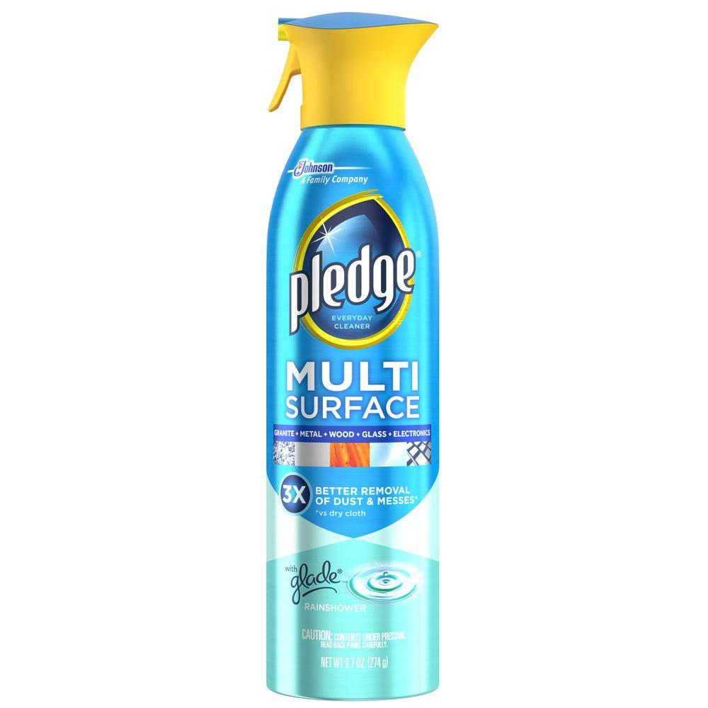 Pledge 9.7 oz. Glade RainShower Multi Surface Everyday Cleaner652995 The Home Depot