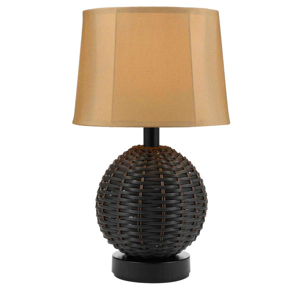 AF Lighting 231/2 in. Portico Brown Outdoor/Indoor Table Lamp with