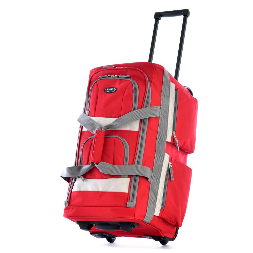 olympia usa 33 inch 8 pocket rolling duffel