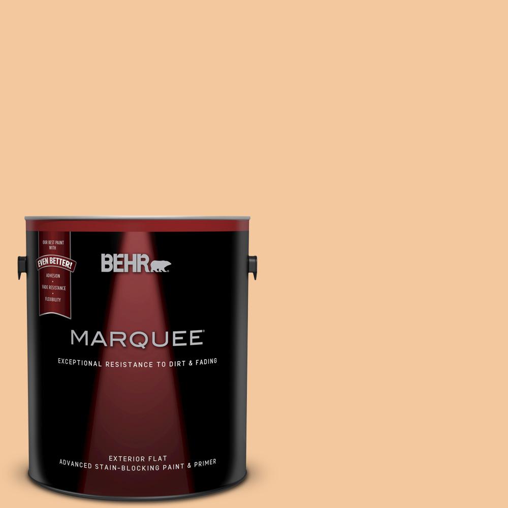 BEHR Premium Plus Ultra 1 gal. 280B4 Apricot Light Flat Exterior