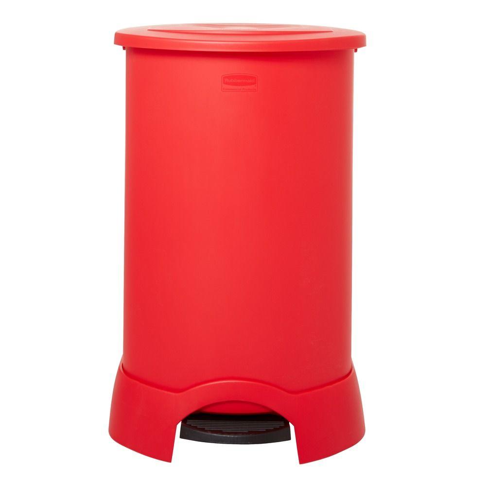 Rubbermaid Commercial Products 30 Gal. Red Step-On Trash Can by Rubbermaid Commercial Products