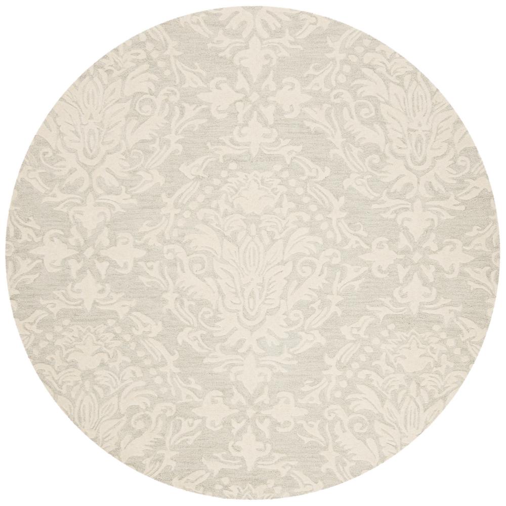 Safavieh Blossom Sage/Ivory 6 ft. x 6 ft. Round Area RugBLM107C6R