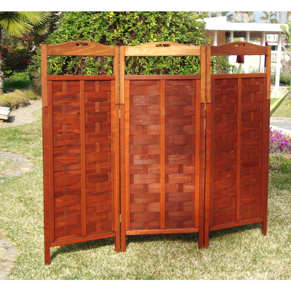 Lattice Super Deck Redwood 3 Panel Room Divider Prslab 1905 The Lattice Super Deck Redwood 3 Panel Room Divider