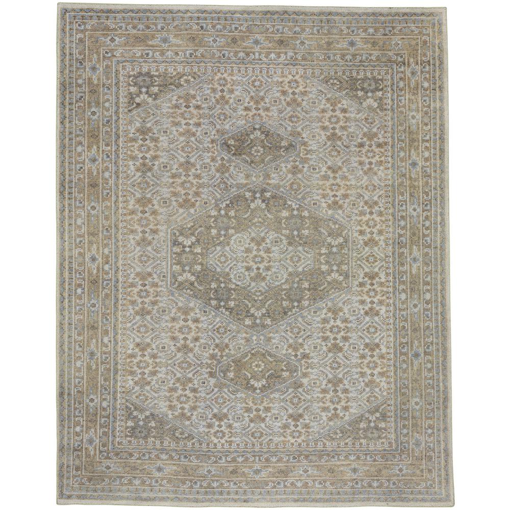 Capel Cannae Light Tan Pale Blue 8 Ft. X 10 Ft. Area Rug ...