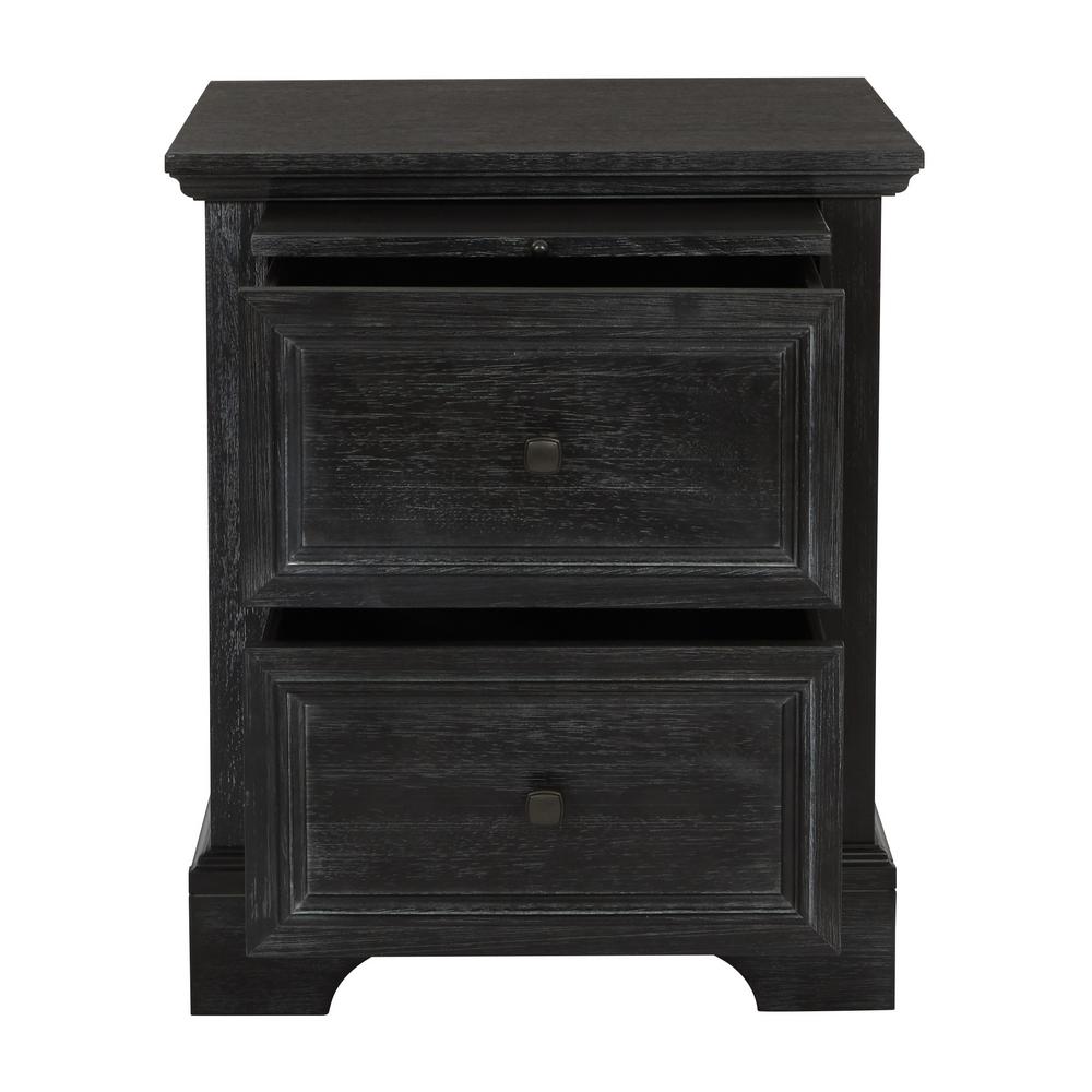 Osp Home Furnishings Farmhouse Basics Rustic Black King