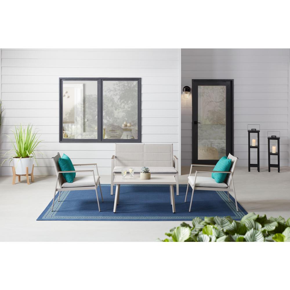 Stylewell Crystal Cape 4 Piece Metal, Best Value Patio Conversation Sets