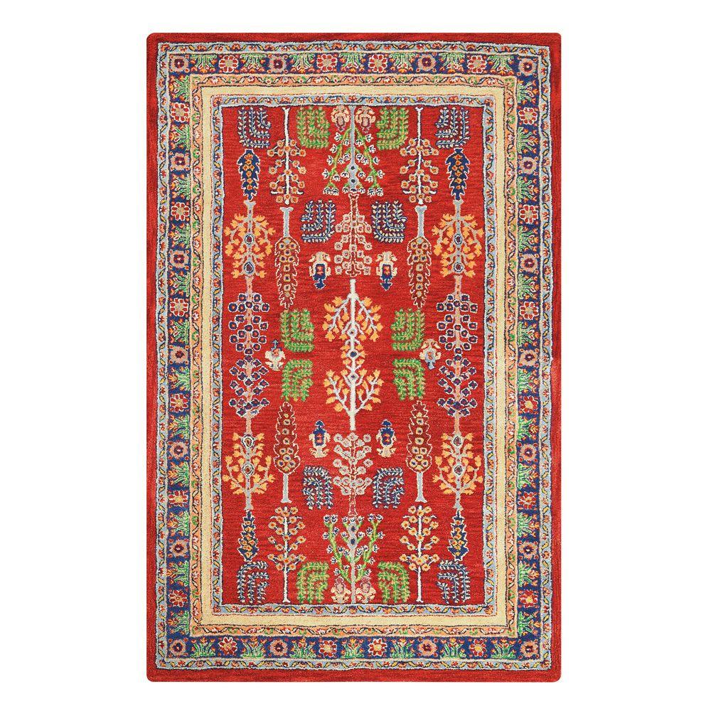 Red 4 X 6 Area Rugs The Home Depot Regency Red 3 Ft 6 In X 5 Area