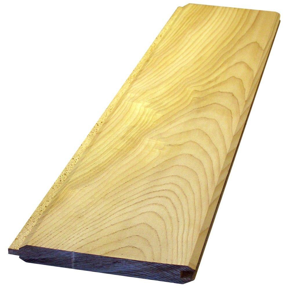 Pattern Stock Cedar Tongue and Groove Board 1 in. x 6 in. x 8