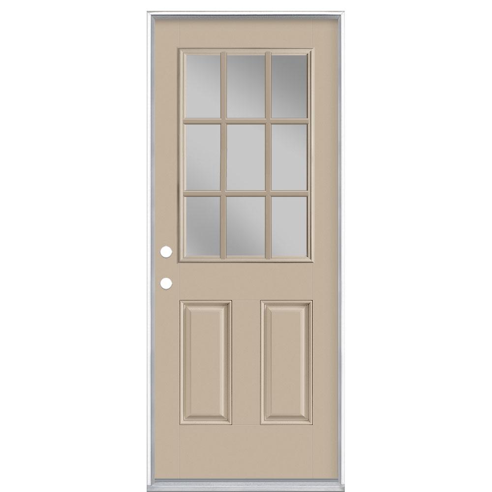 Masonite 32 In X 80 In 9 Lite Canyon View Right Hand Inswing