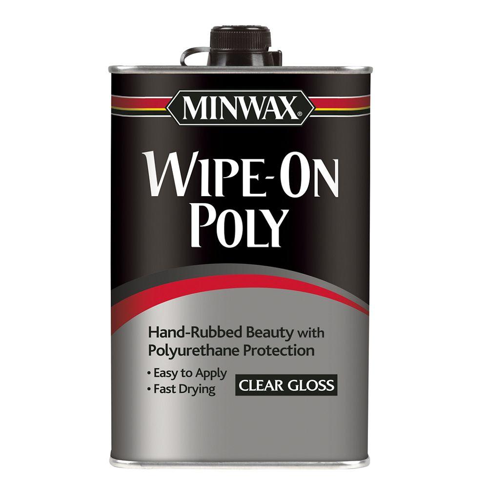 Minwax 1 pt. WipeOn Poly Clear Gloss40900 The Home Depot