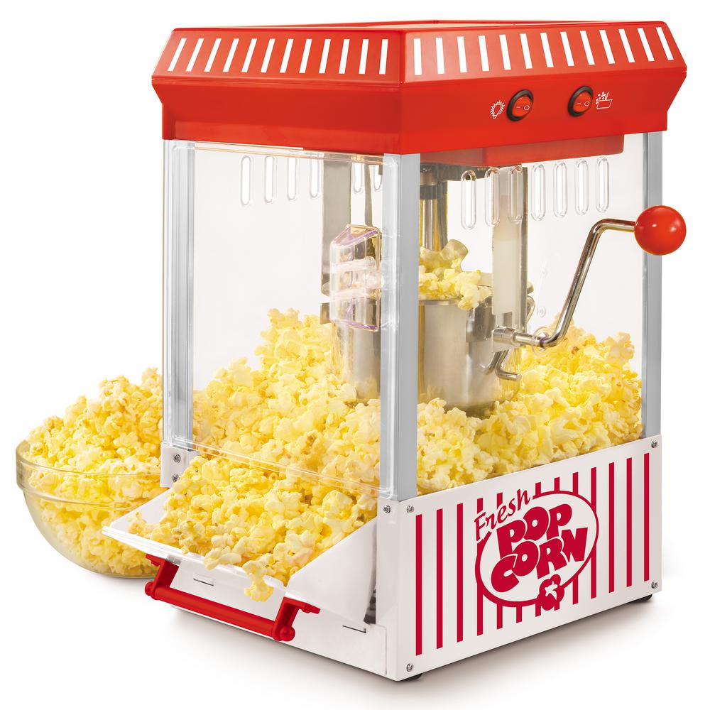 Nostalgia Vintage Collection 2 5 Oz Red Kettle Countertop Popcorn