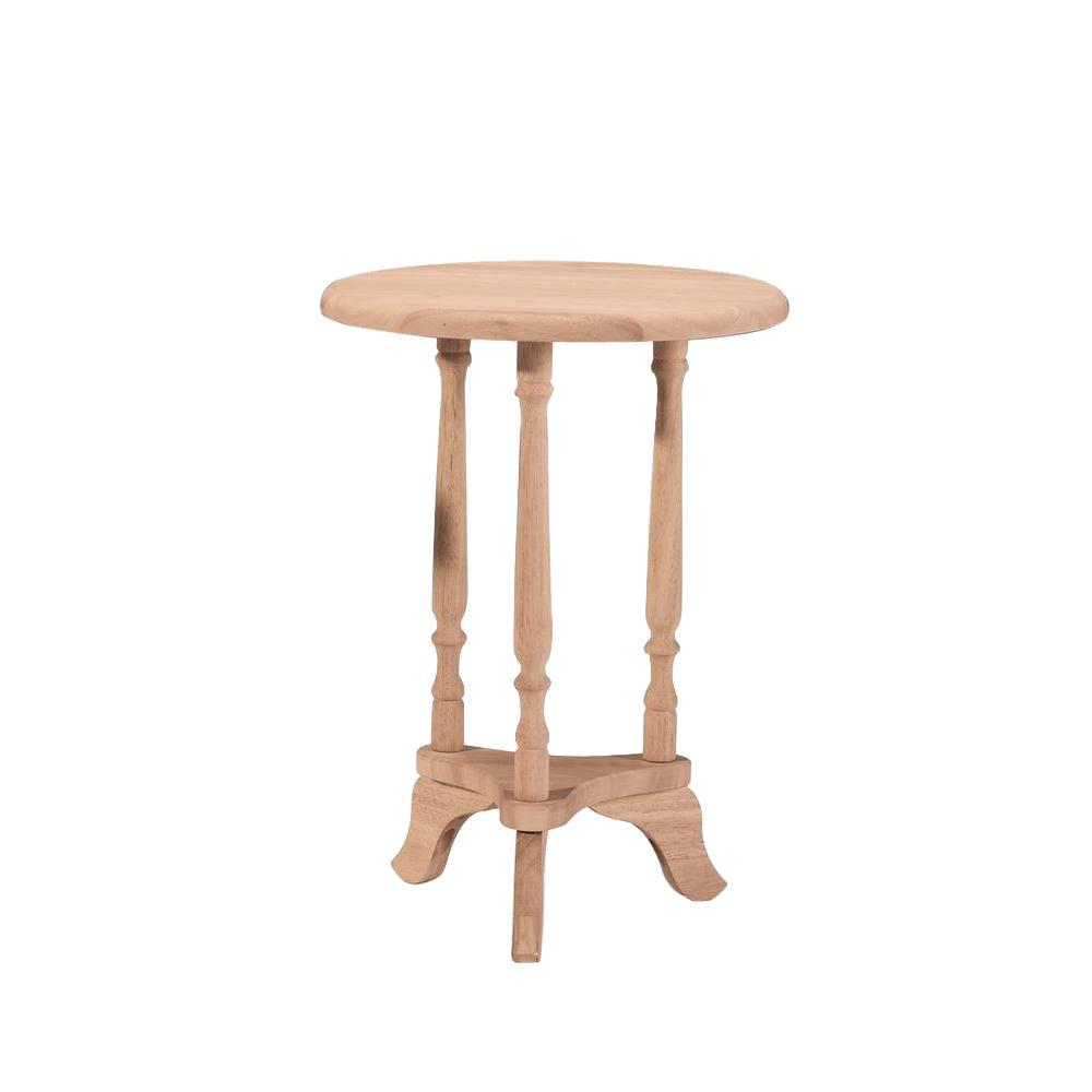 International Concepts Unfinished End TableOT601 The Home Depot