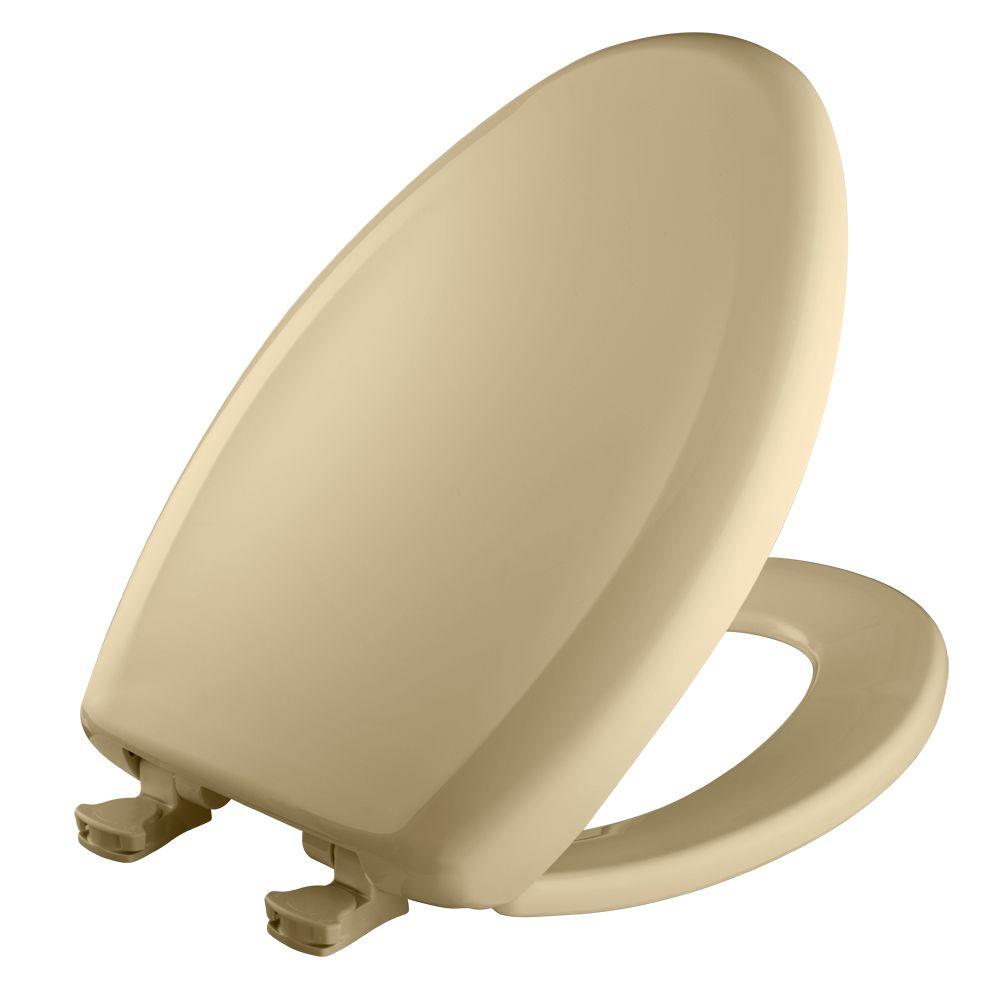 Bemis Slow Close Sta Tite Elongated Closed Front Toilet Seat In