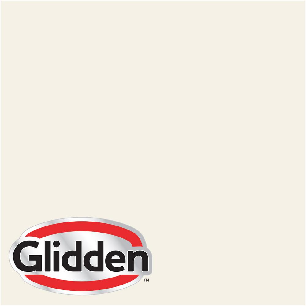 Glidden Premium 8 oz. #HDGWN43 Crisp Linen White Eggshell Interior Paint Sample. #behrcrisplinen #warmwhite #paintcolors #crisplinen