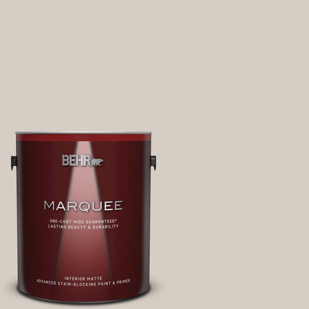 Behr Marquee 1 Gal Mq3 06 Granite Dust One Coat Hide Matte Mq3 06 Granite Dust One Coat Hide Matte