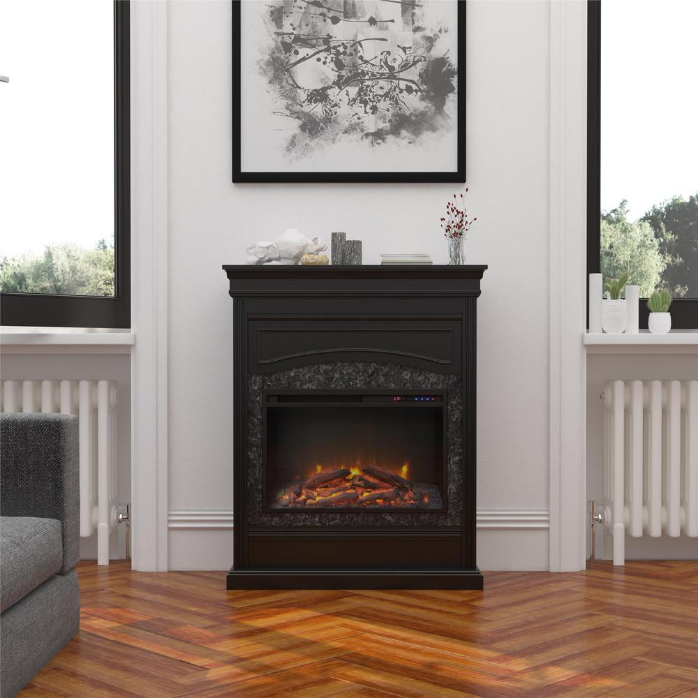 Ameriwood Home Robinside 40.5 in. Electric Freestanding Fireplace in
