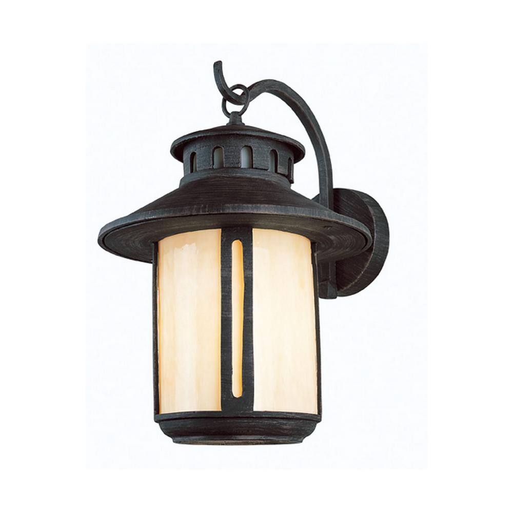 Bel Air Lighting 1 Light Rust Outdoor Wall Mount Lantern With Bel Air Lighting 1 Light Rust Outdoor Wall Mount Lantern With Frosted Glass