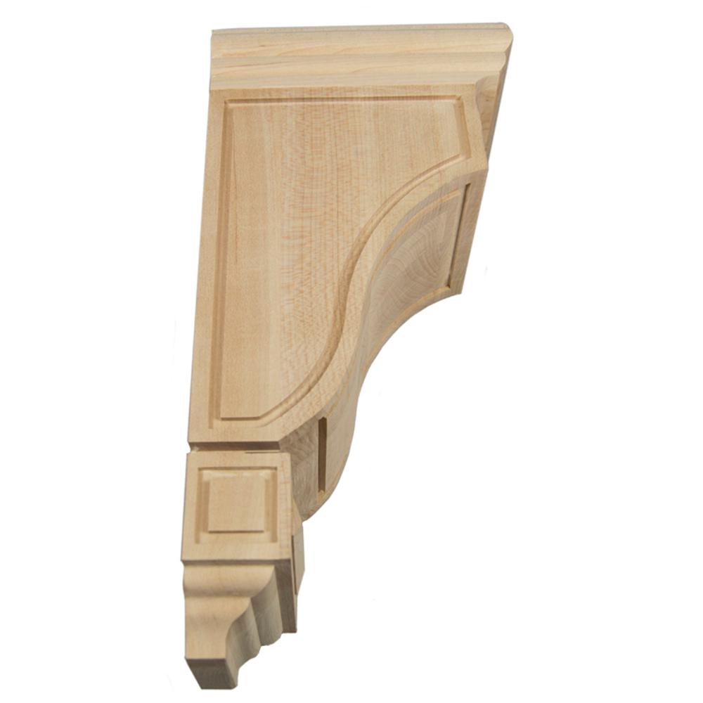 Federal Brace 7 In X 5 In X 14 In Scalloped Mission Wood Corbel