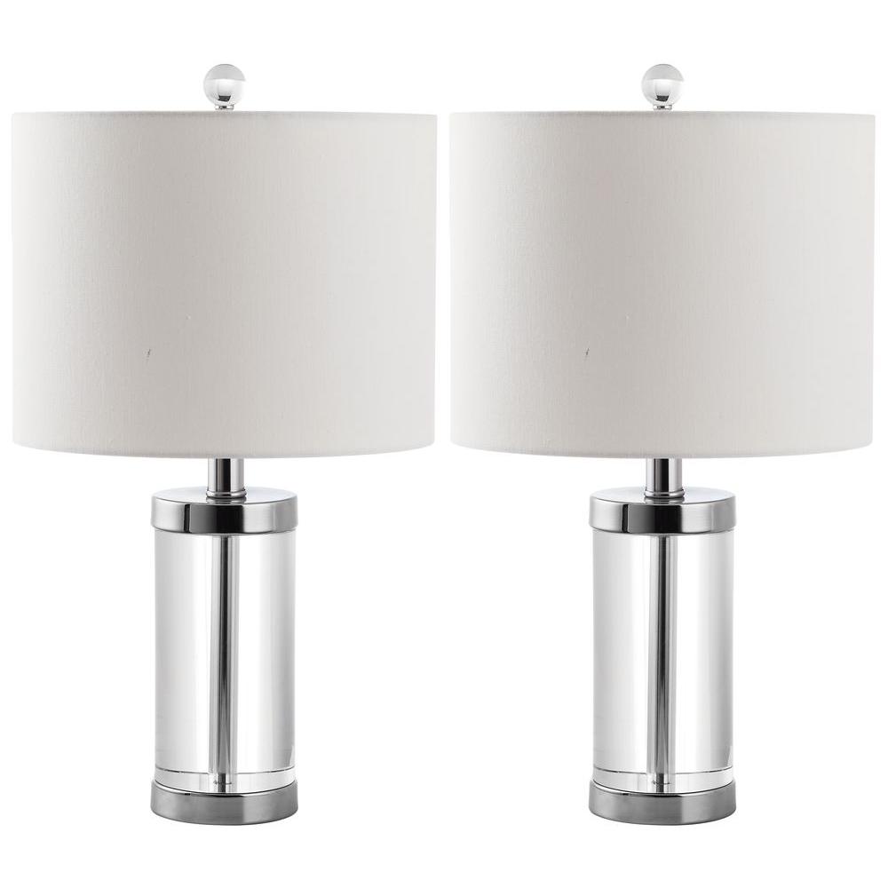 Safavieh Laurie 21 In Clear Crystal Table Lamp Set Of 2 Lit4101a Clear Crystal Table Lamp Set Of 2