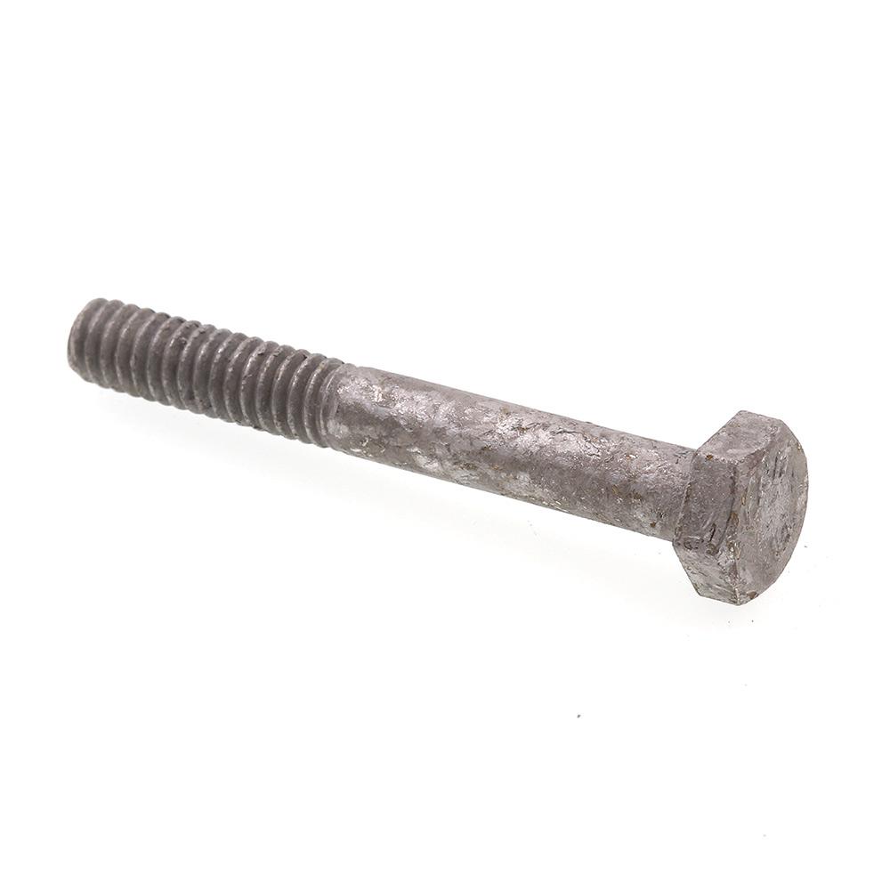 Prime-Line 9058481 Hex Bolts 100-Pack A307 Grade A Hot Dip Galvanized Steel 1//4 in.-20 X 2 in.