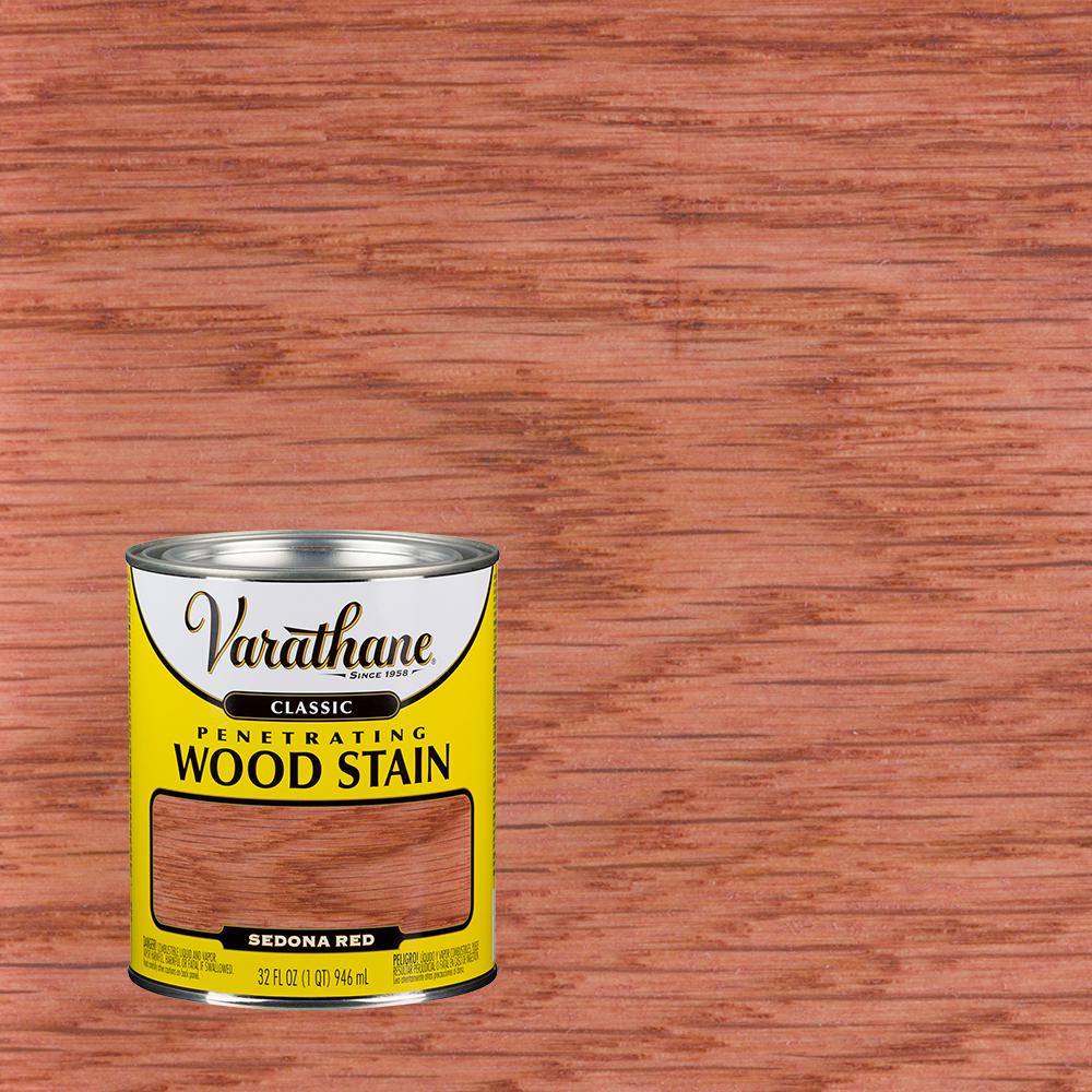 Varathane 1 Qt Sedona Red Classic Wood Interior Stain 2 Pack 339706