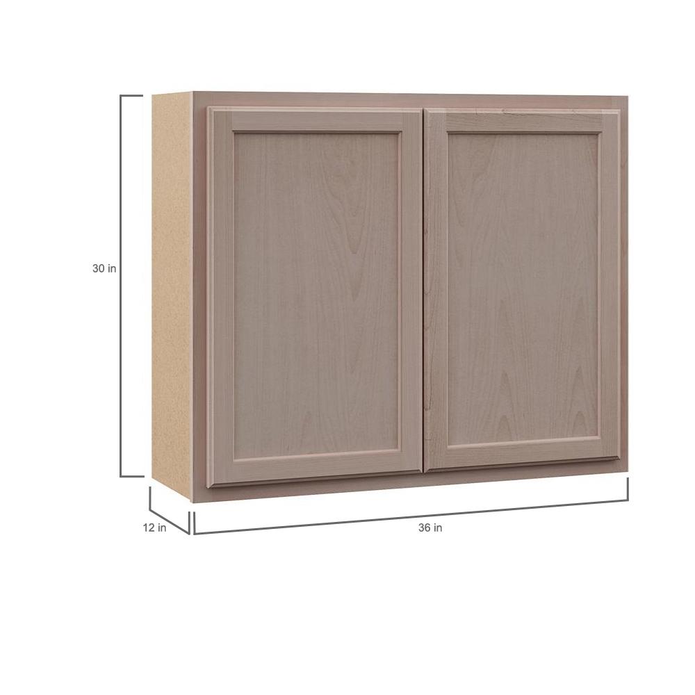 Hampton Bay Hampton Assembled 36x30x12 In Wall Kitchen Cabinet In