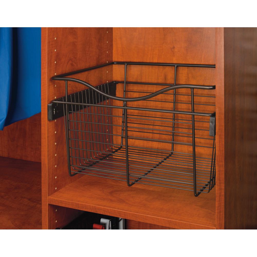 Rev A Shelf 18 In X Oil Rubbed Bronze Pull Out Basket Cb Oil Rubbed Bronze Pull Out Basket Cb 182018orb 1 The Home Depot