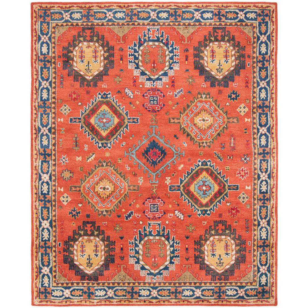 Safavieh Heritage Rust Navy 8 Ft X 10 Area Rug