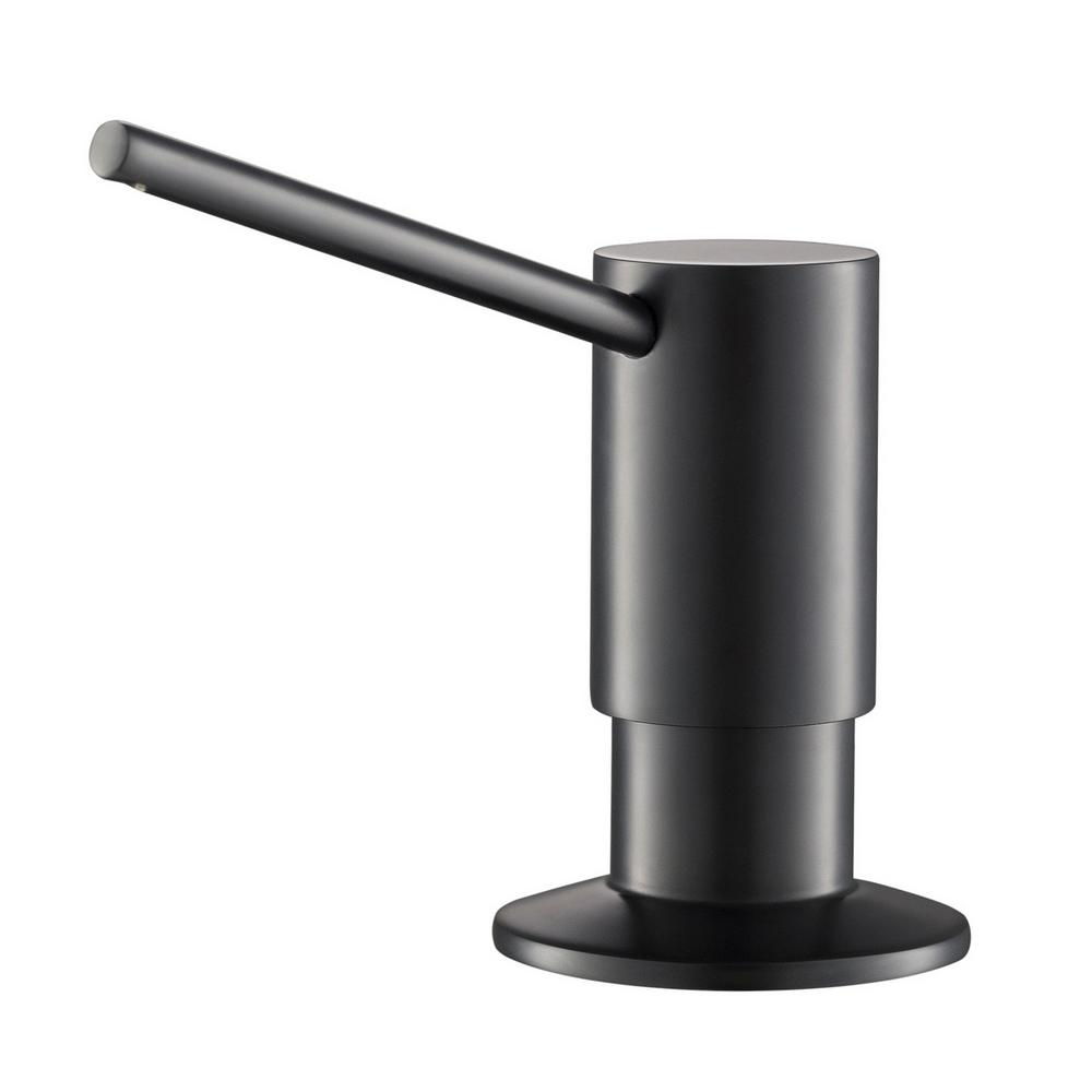 KOHLER Contemporary Design Soap/Lotion Dispenser in Matte BlackK1995
