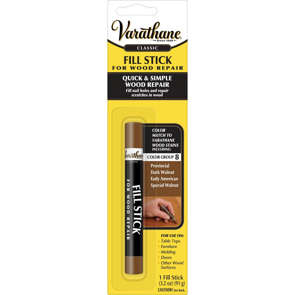 Varathane 3 5 Oz Special Walnut Wood Fill Stick 8 Pack 340472 Special Walnut Wood Fill Stick 8 Pack