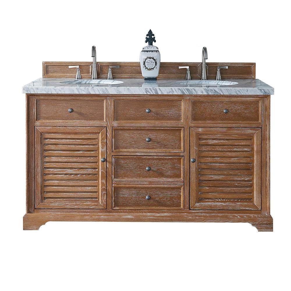 James Martin Signature Vanities Savannah 60 in. W Double Vanity in