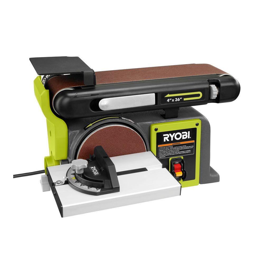 Ryobi 120Volt Bench Sander, GreenBD4601G The Home Depot