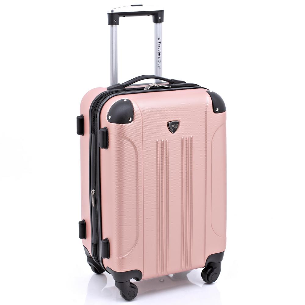 sammy's soft goods luggage rose gold