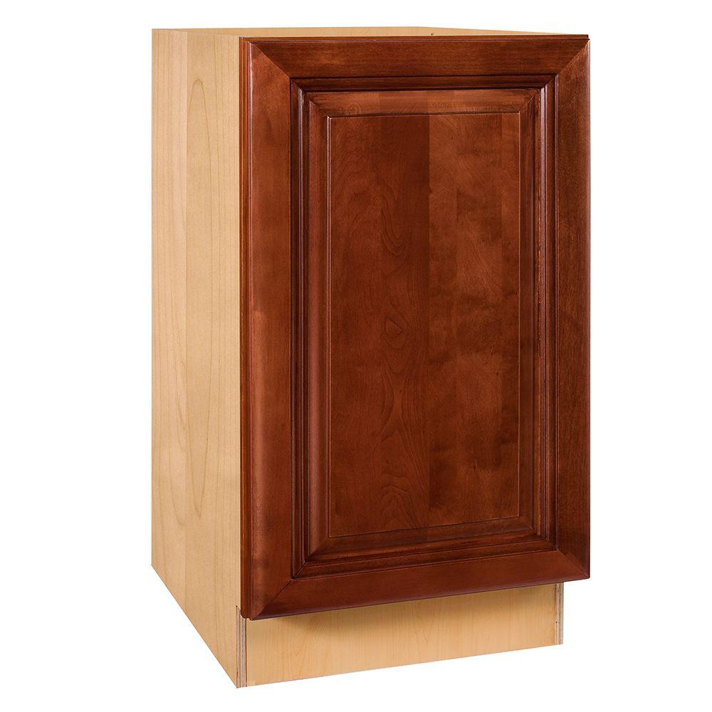 Home Decorators Collection Lyndhurst Assembled 15x34 5x24 In Single   Cabernet Home Decorators Collection Assembled Kitchen Cabinets B15fhr Lcb 64 1000 