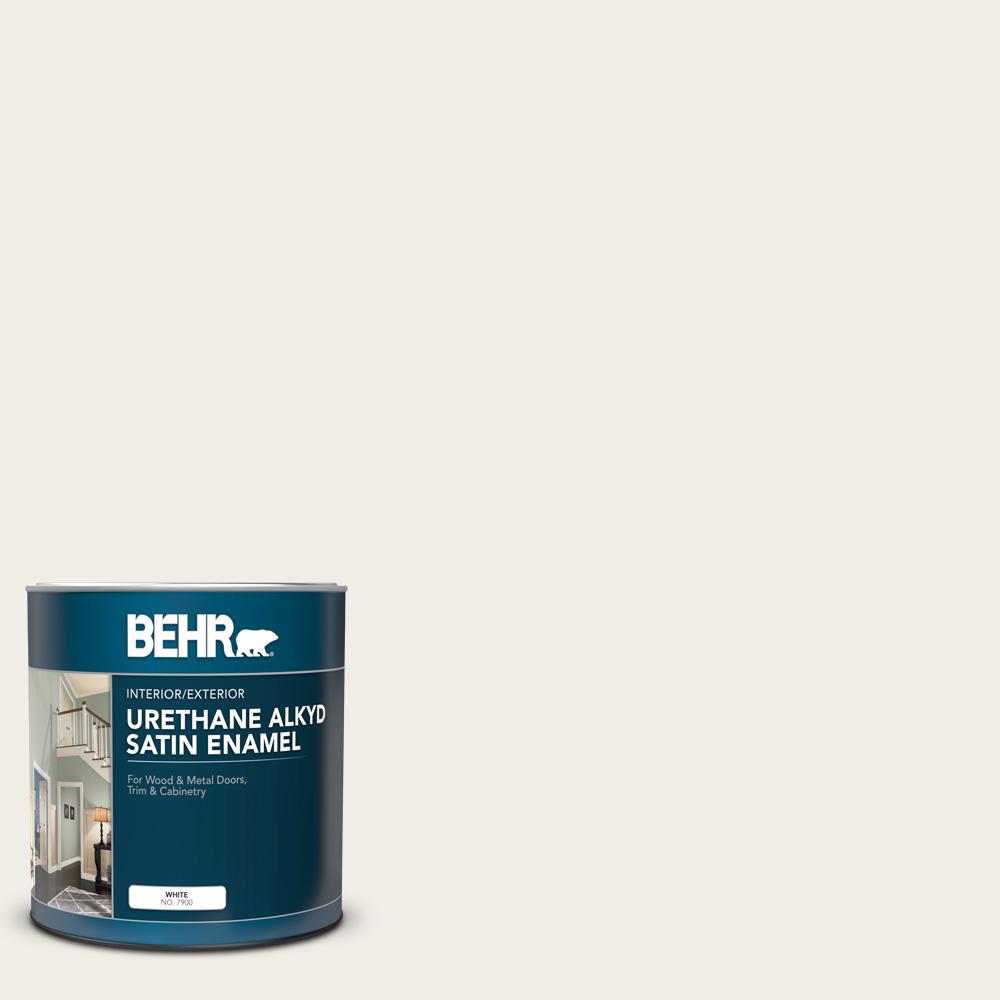 BEHR 1 qt. 780C1 Sea Salt Satin Enamel Urethane Alkyd Interior