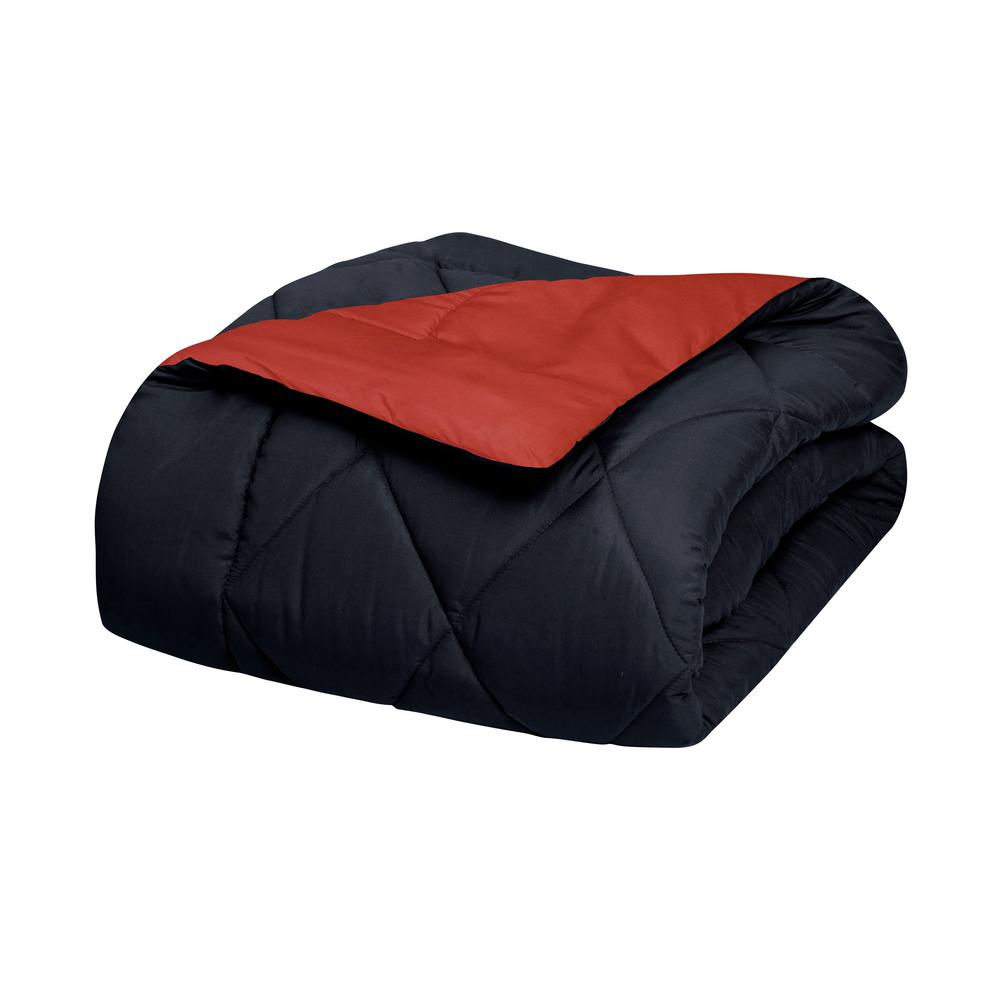 Elegant Comfort 3 Piece Reversible Comforter Full Queen Comforter