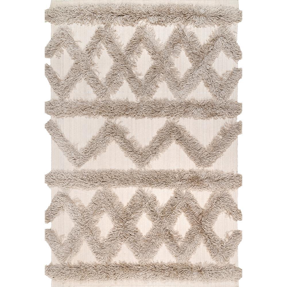 nuLOOM Beaulah Shaggy White 5 ft. x 8 ft. Area RugHJKZ01A508 The