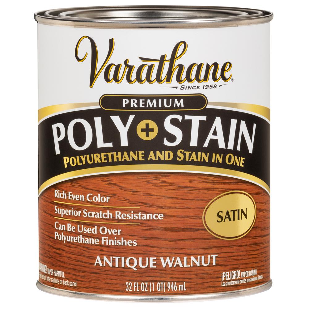 Varathane 1 qt. Antique Walnut Satin WaterBased Interior Polyurethane